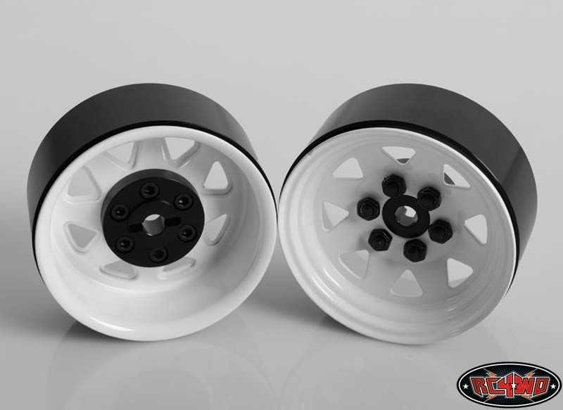 6 Lug Wagon 1.9 Steel Stamped Beadlock Wheels (White) - HOECO Handels GmbH