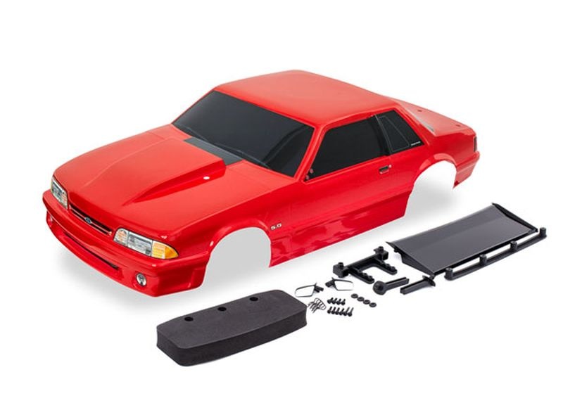 Karo Ford Mustang Fox Body rot lackiert komplett