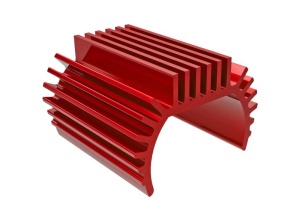 Kühlkörper 6061-T6 Aluminium rot für Motor Titan 87T