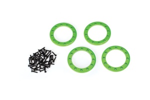SLVR Beadlock-Ring 1.9 Aluminium grün mit Schrauben (4)