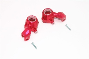 ALUMINUM FRONT KNUCKLE ARMS -4PC SET red