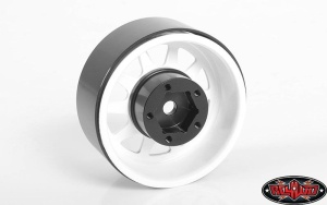 OEM Stamped Steel 1.55 Beadlock Wheels (White)