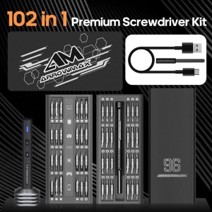 AM-199811-B SES Mini Electric Screwdriver (96+4) Black