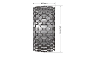 X-Uphill MFT-Reifen soft auf Felge schwarz 24mm (2)