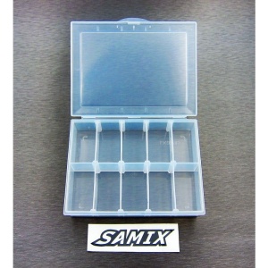 SAMIX Screw box 134x101x29mm (with samix chrome sticker)