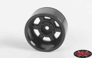 Six-Spoke 1.55 Internal Beadlock Wheels (Black)