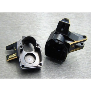 SAMIX SCX10-3 brass heavy steering knuckle (black coating)