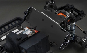 SAMIX SCX10 Samix forward adjustable battery tray kit black