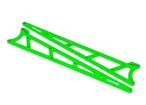 Seitenplatten Wheelie bar Aluminium grün (2)