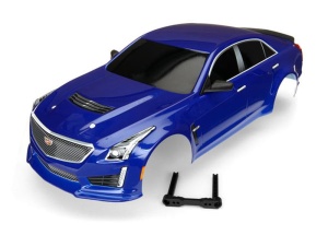 Karosserie Cadillac CTS-V blau mit Anbauteile & Aufkleber