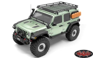 Steel Tube Roof Rack W/ Rear Utility Lights for Axial 1/10