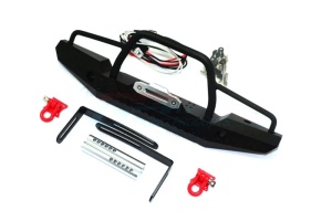 ALU FRONT BUMPER WITH LED LIGHTS FOR CRAWLERS (A)-30PC SET