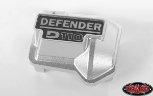 SLVR Defender D110 Diff Cover for Traxxas TRX-4 (Silver)