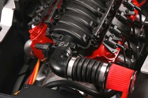 V8 Ls3 Motor Single-Luftfilter schwarz