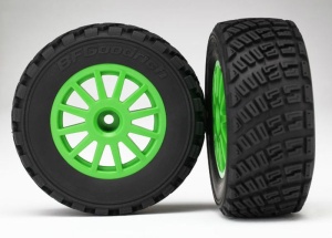 Rally Reifen auf 2.2/3.0 Felgen grün (2)