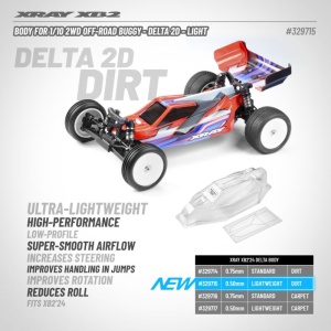 BODY FOR 1/10 2WD OFF-ROAD BUGGY - DELTA 2D - LIGHT