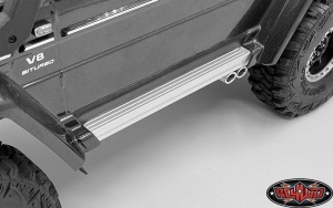 Tonfa Side Sliders for Traxxas Mercedes-Benz G Trucks Silver