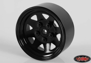5 Lug Wagon 1.9 Single Steel Stamped Beadlock Wheel (Black)