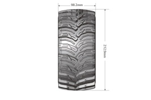 X-Cyclone MFT-Reifen soft auf Felge schwarz 24mm (2)