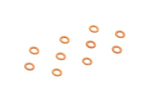 Unterlegscheibe 3mm x 5mm x 0,5mm, Alu (10) Orange