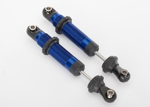 GTS Dämpfer Aluminium blau mit Federhalter (2)