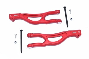 ALUMINUM FRONT UPPER ARMS -8PC SET red