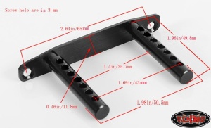 Tough Armor Rear Machined Bumper Mount for Trail Finder 2