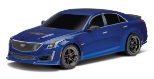 Karosserie Cadillac CTS-V blau mit Anbauteile & Aufkleber
