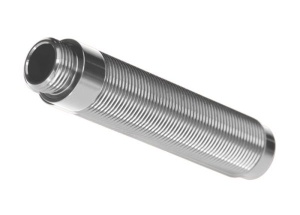 GTS Dämpfer-Gehäuse lang Aluminium silber (1)