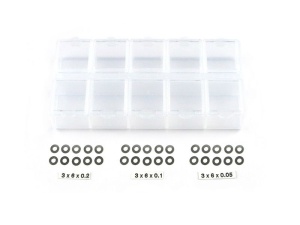 Shims Set For 3 x 6 With Plastic Case
