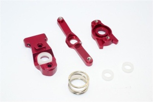 ALLOY STEERING ASSEMBLY - 3PCS SET red