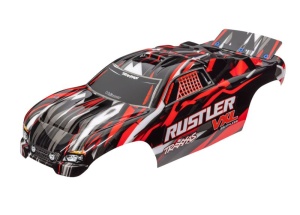 Karosserie Rustler VXL rot mit Aufkleber