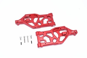 ALUMINUM FRONT LOWER ARMS -8PC SET red