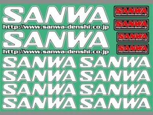 Aufkleber SANWA-weiß *JPN-2009