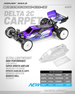 BODY FOR 1/10 2WD OFF-ROAD BUGGY - DELTA 2C - LIGHT