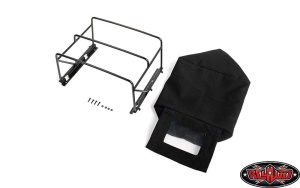 Steel Tube Bed Cage w/ Soft Top for RC4WD Gelande II (Black)