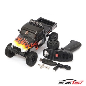 FX118 FURY Wagon RTR schwarz mit Flammen