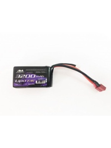 AM Lipo 3200mAh 7.4V For Dancing Rider Soft Pack With Deans