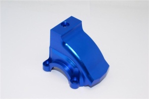 ALUMINIUM FRONT/REAR GEARBOX COVER - 1PC blue