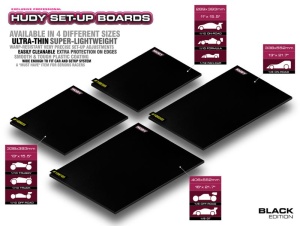 Flat Set-up Platte für 1/8 Onroad - Lightweight - Schwarz