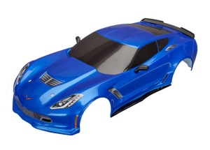 Karosserie Chevrolet Corvette Z06 blau mit Anbauteile