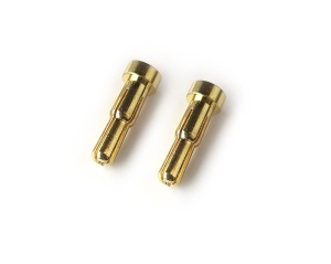 Goldkontaktstecker 4/5mm, L18mm (2)