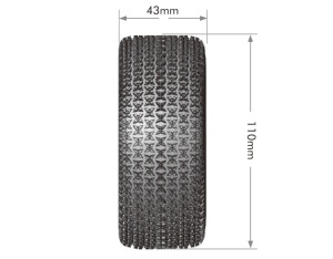 SC-Maglev Reifen soft auf Felge schwarz 12/14/17 mm (2)