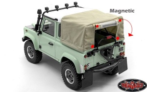 Steel Tube Bed Cage w/ Soft Top for RC4WD Gelande II (Tan)