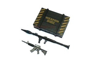 SCALE ACCESSORIES: WEAPON BOX+WEAPON FOR CRAWLERS (B) -3PCS