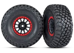 BFGoodrich Baja KR3 Reifen auf Felgen schwarz/rot (2)