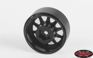 OEM 6-Lug Stamped Steel 1.55 Beadlock Wheels (Black)