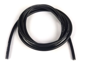 flexibles Silikonkabel 14AWG 1m schwarz