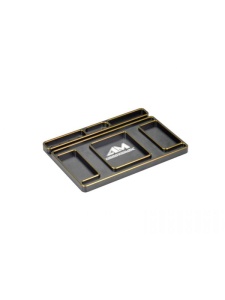 AM Alu Tray for Set-Up System Black Golden