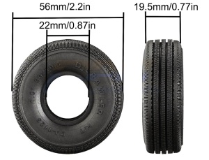 High-Grip-Reifen 1.0 mit Einlagen 56x19mm (4)